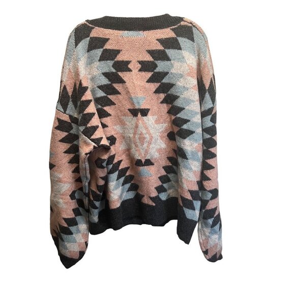 NWT Fashion Nova Came to Chill Printed Cardigan sweater Size med - Picture 2 of 8